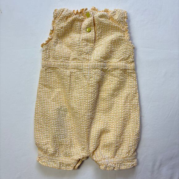 Vintage Seersucker Flower + Butterfly Romper 6-9 months - Picture 6 of 6